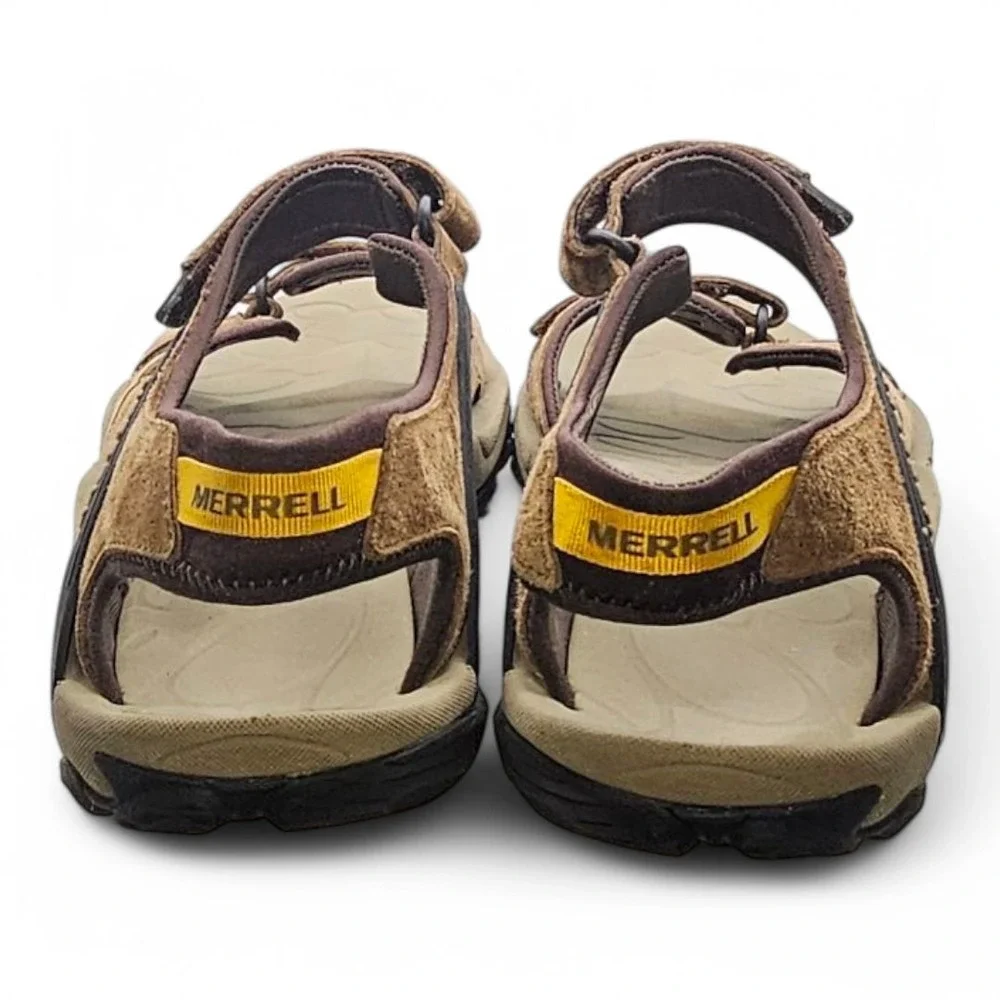 Merrell Kahuna Sandal Brown Adjustable Outdoor Sports‎ Vibram Soles Mens Size 13
